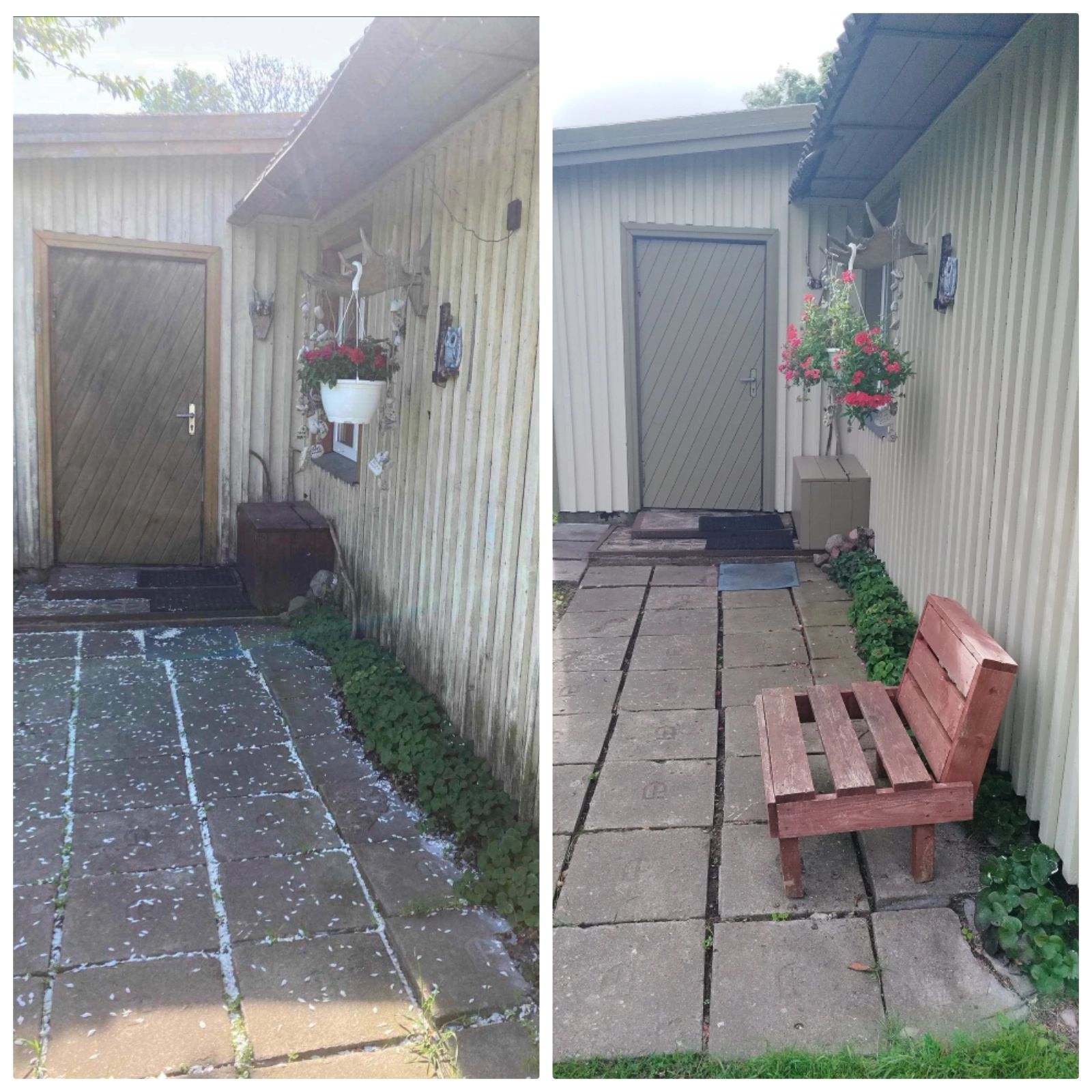 Maja laudise värvimine